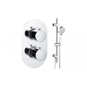Aurora Round Shower Valve & Kit Pack 2 - Chrome Aurora Round Shower Valve & Kit Pack 2 - Chrome