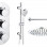 Aurora Round Shower Valve & Kit Pack 3 - Chrome