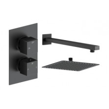 Cosmic Square Shower Valve & Kit Pack 1 - Matt Black Cosmic Square Shower Valve & Kit Pack 1 - Matt Black