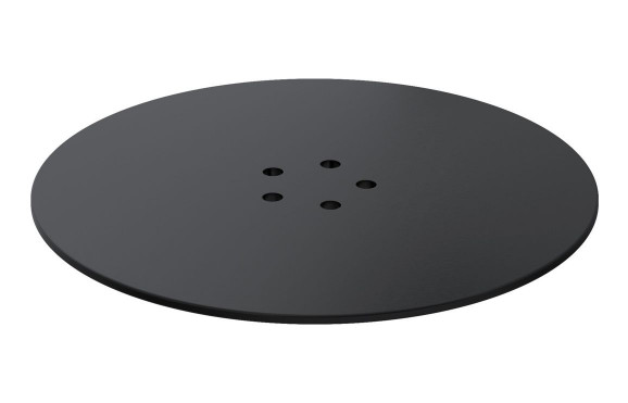 Low Profile Tray Waste Cover - Matt Black