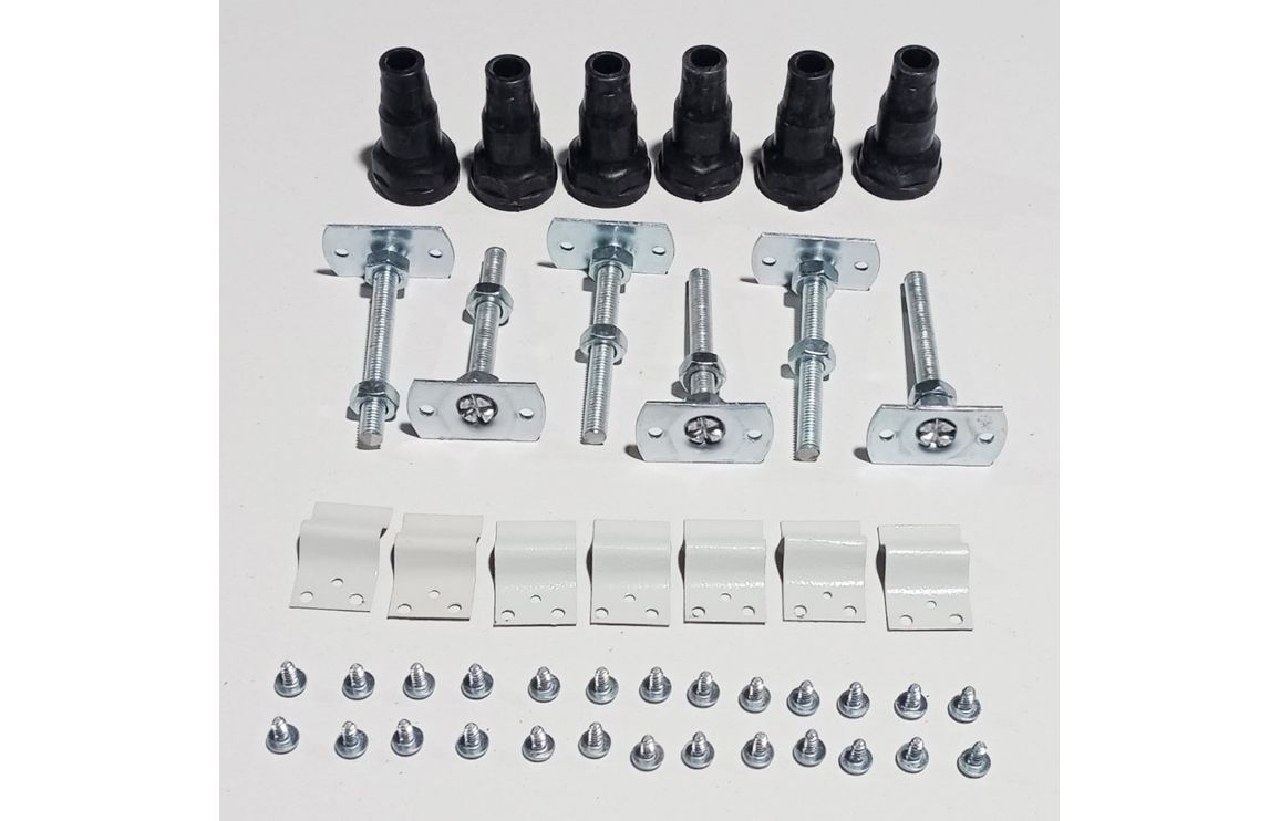 //2Go 45mm Low Profile Square & Rectangular Riser Set - White //2Go 45mm Low Profile Square & Rectangular Riser Set - White