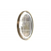 Halo 600mm Round Front-Lit LED Mirror - Brushed Brass