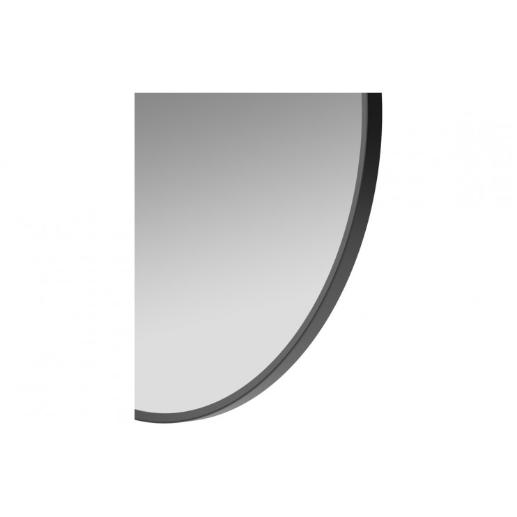Kenji 600mm Round Mirror - Matt Black