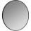 Kenji 600mm Round Mirror - Matt Black