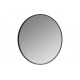 Kenji 500mm Round Mirror - Matt Black