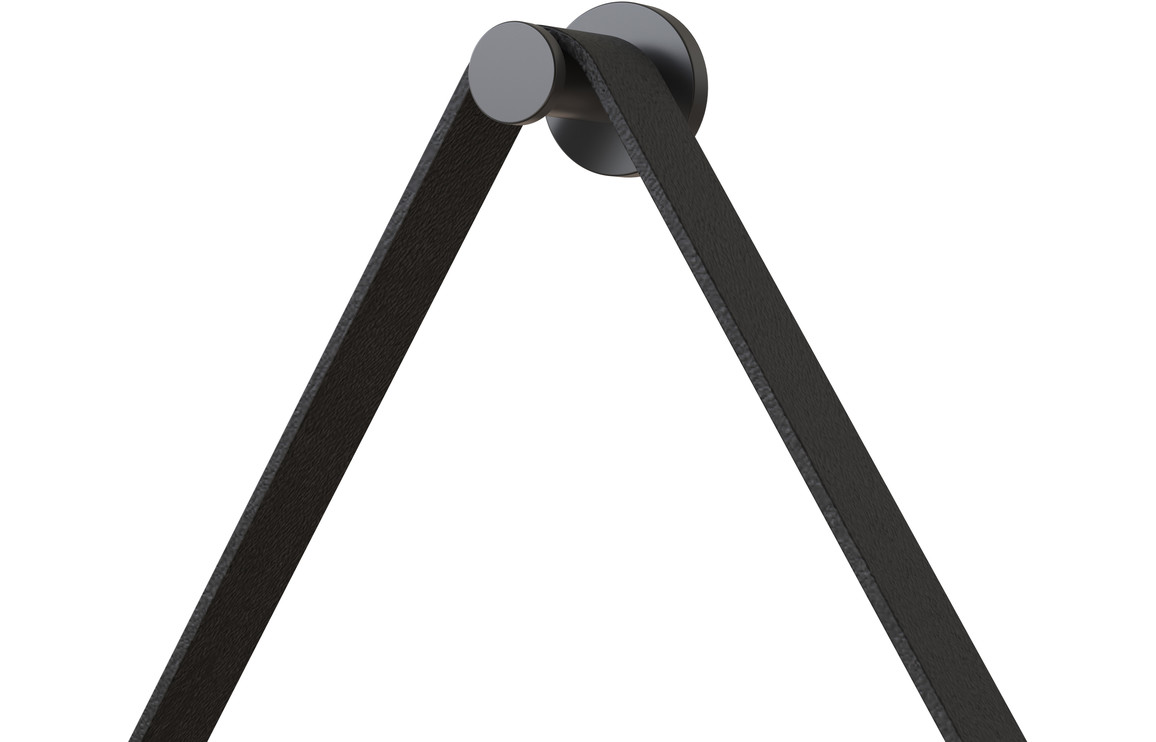 Mako 600mm Round Mirror - Matt Black