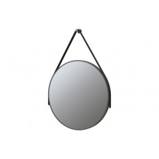 Mako 600mm Round Mirror - Matt Black