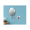 Anji Round Cosmetic Mirror - Chrome