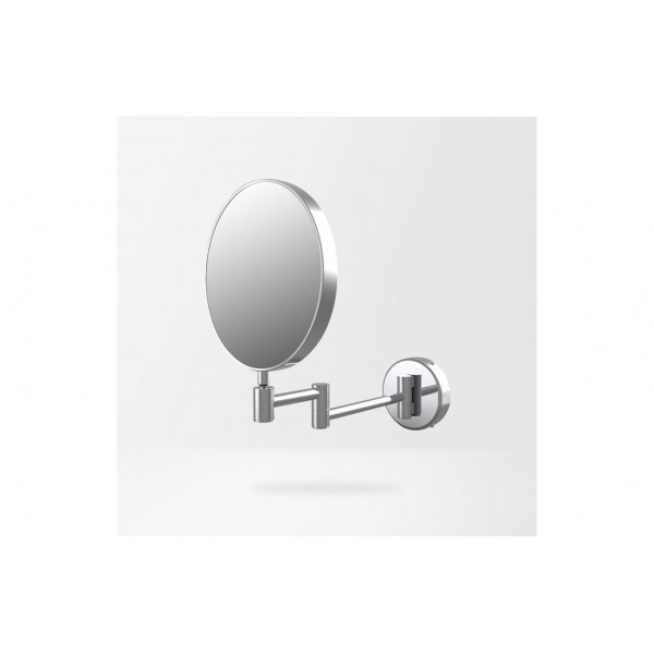 Anji Round Cosmetic Mirror - Chrome