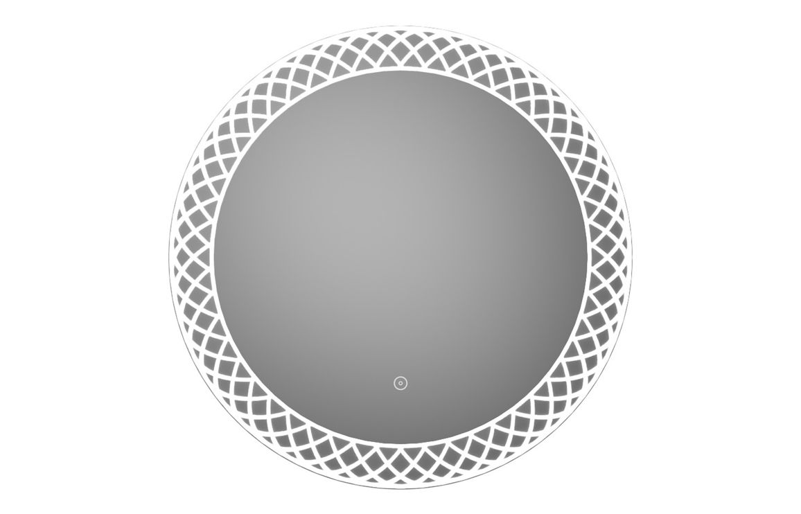 Toya 600x600mm Round LED Mirror