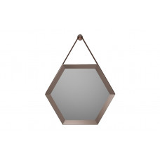 Kanto 500x433mm Hexagonal Mirror - Bronze