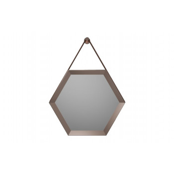 Kanto 500x433mm Hexagonal Mirror - Bronze Kanto 500x433mm Hexagonal Mirror - Bronze