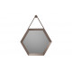 Kanto 500x433mm Hexagonal Mirror - Bronze