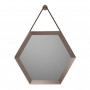 Kanto 500x433mm Hexagonal Mirror - Bronze