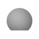 Otsu 600x500mm Round Back-Lit LED Mirror