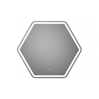 Togo 785x693mm Hexagonal LED Mirror
