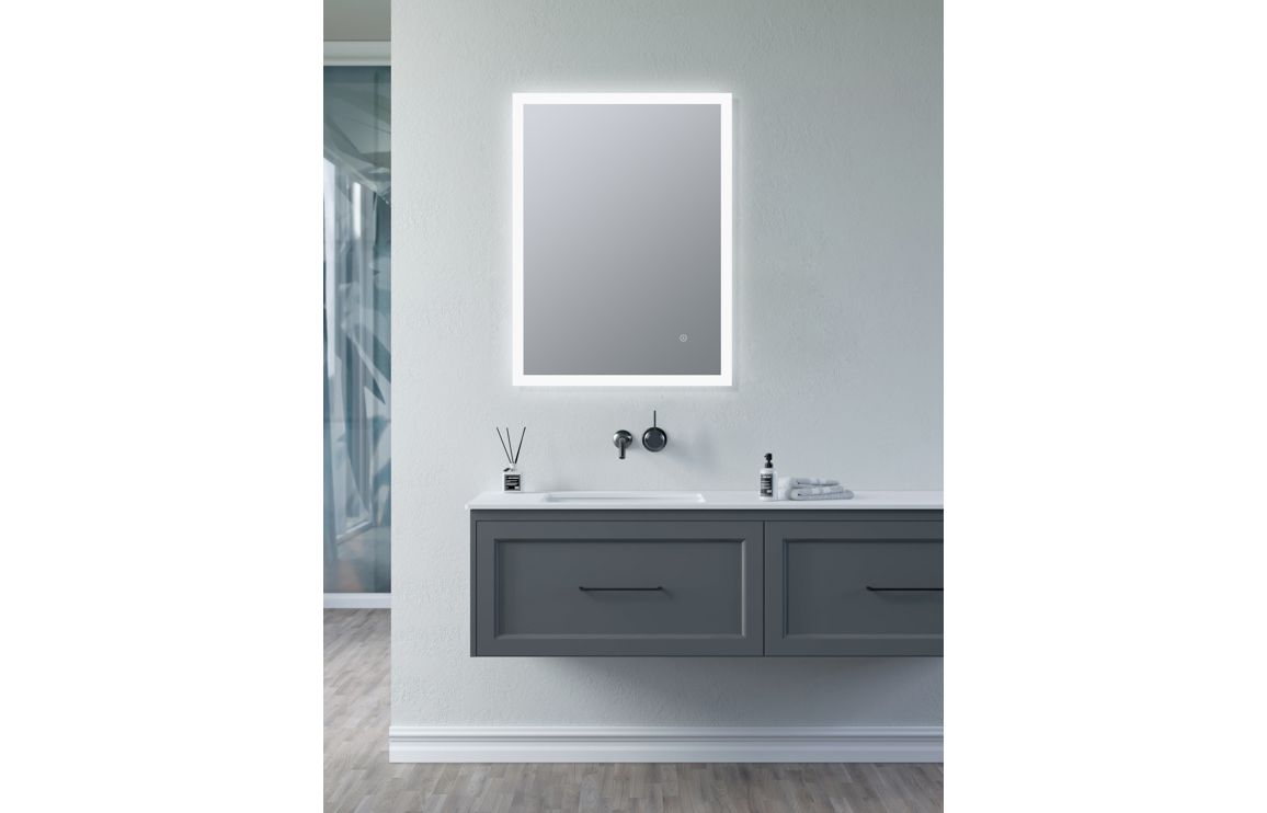 Solana 600x800mm Rectangle Edge-Lit LED Mirror