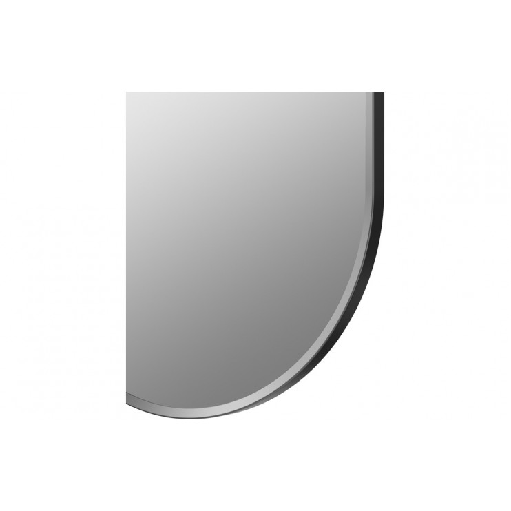 Kenji 800x400mm Oblong Mirror - Matt Black