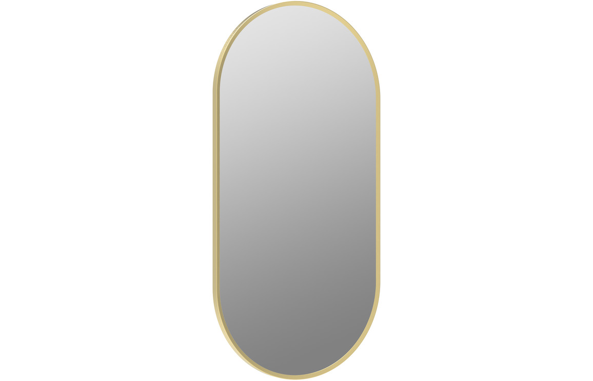 Kenji 800x400mm Oblong Mirror - Brushed Brass