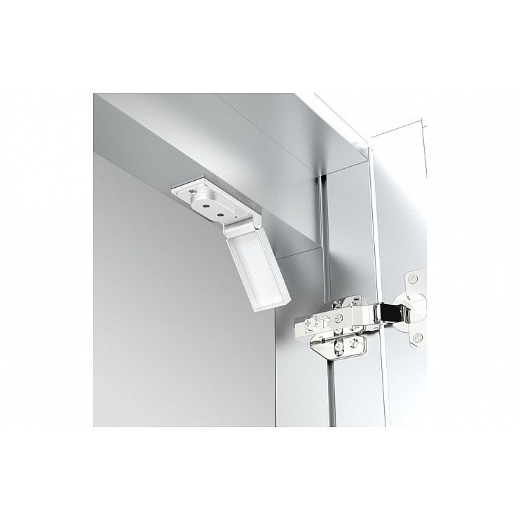 Sakura 600mm 2 Door Front-Lit LED Mirror Cabinet