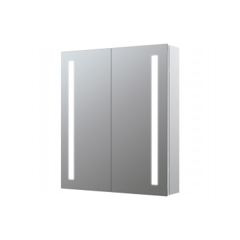 Sakura 600mm 2 Door Front-Lit LED Mirror Cabinet