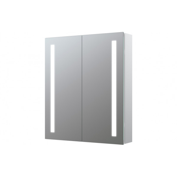 Sakura 600mm 2 Door Front-Lit LED Mirror Cabinet