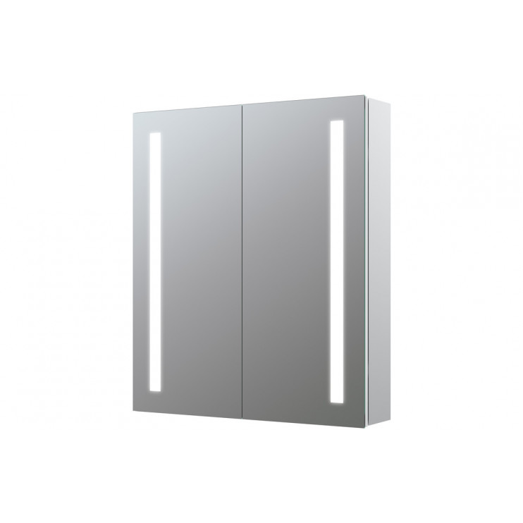 Sakura 600mm 2 Door Front-Lit LED Mirror Cabinet