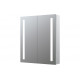 Sakura 600mm 2 Door Front-Lit LED Mirror Cabinet