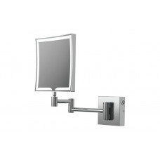 Hoshi Square LED Cosmetic Mirror - Chrome