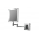 Hoshi Square LED Cosmetic Mirror - Chrome