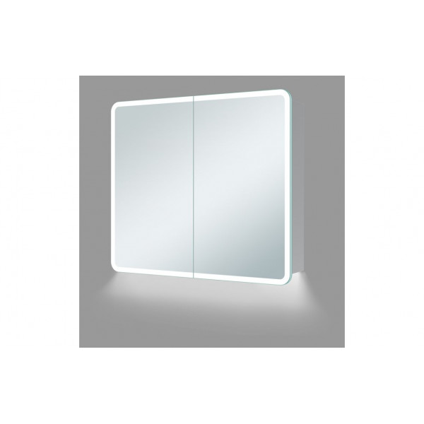 Akari 600mm 2 Door LED Mirrored Cabinet