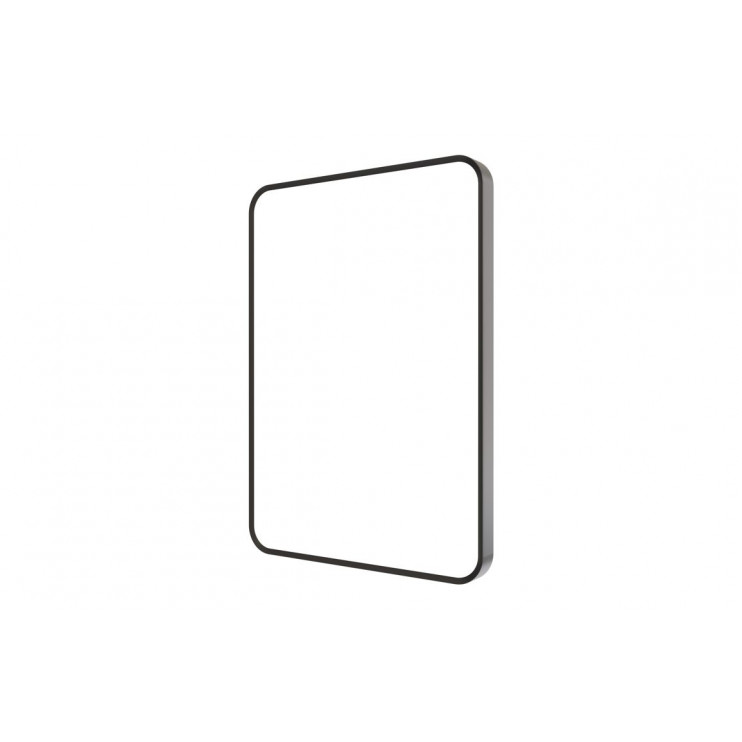 Frontier 500x700mm Rounded Front-Lit LED Mirror - Black