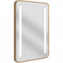 Frontier 500x700mm Rounded Front-Lit LED Mirror - Brushed Bronze