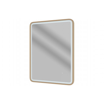 Kota 600mm Rectangle Front-Lit LED Mirror - Brushed Bronze