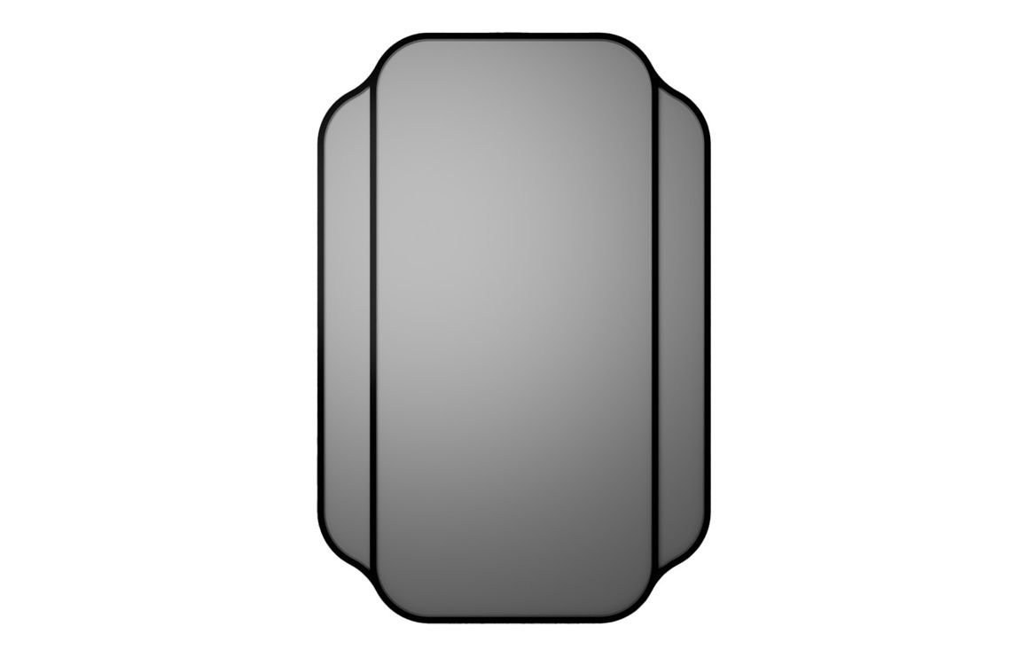 Nouveau 600x900mm Rectangle Mirror - Black