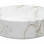 Luxey 355mm Ceramic Round Washbowl & Waste - Marble Effect