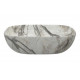 Otto 460x330mm Ceramic Washbowl - White Marble Effect