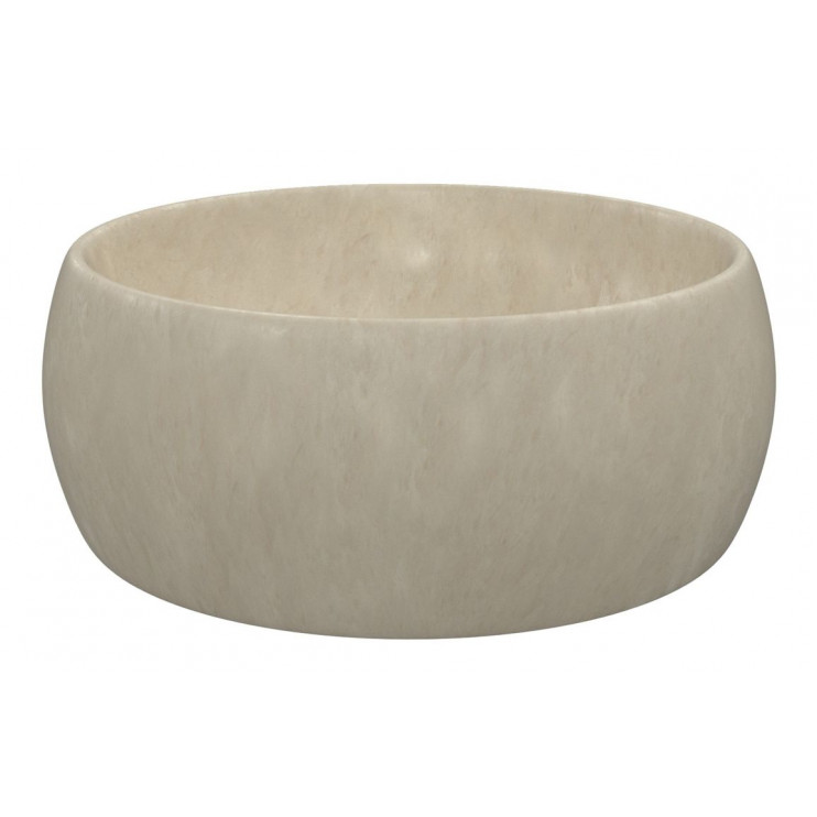 Haku 400mm Ceramic Washbowl - Stone Effect