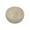 Haku 400mm Ceramic Washbowl - Stone Effect