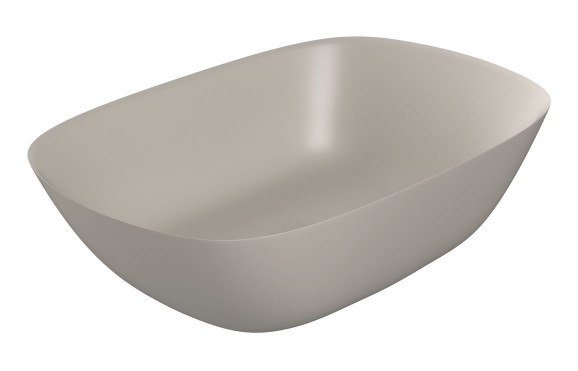 Layla 460x320mm Resin Washbowl - Latte