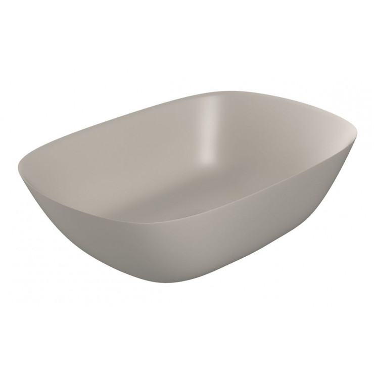 Layla 460x320mm Resin Washbowl - Latte