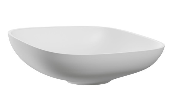Incline 500x380mm 0TH Resin Washbowl - White