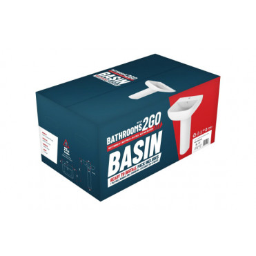 //2Go 1TH Basin & Full Pedestal