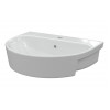 Cilantro 555x435mm 1TH Semi Recessed Basin