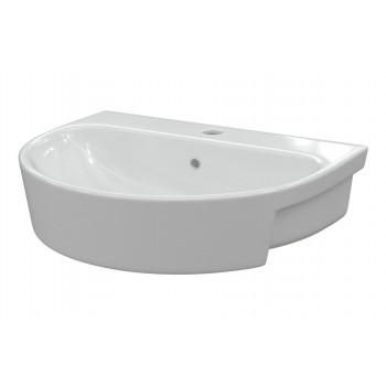Cilantro 555x435mm 1TH Semi Recessed Basin Cilantro 555x435mm 1TH Semi Recessed Basin