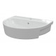 Cilantro 555x435mm 1TH Semi Recessed Basin