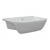 Cedarwood 520x400mm 1TH Semi Recessed Basin