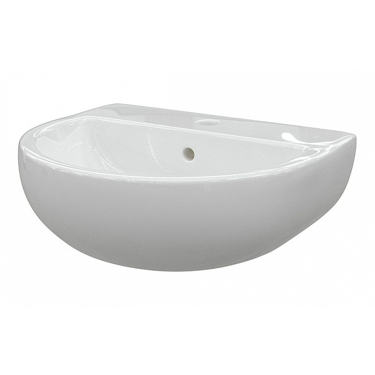 Tuscany 450x400mm 1TH Cloakroom Basin & Black Bottle Trap Tuscany 450x400mm 1TH Cloakroom Basin & Black Bottle Trap