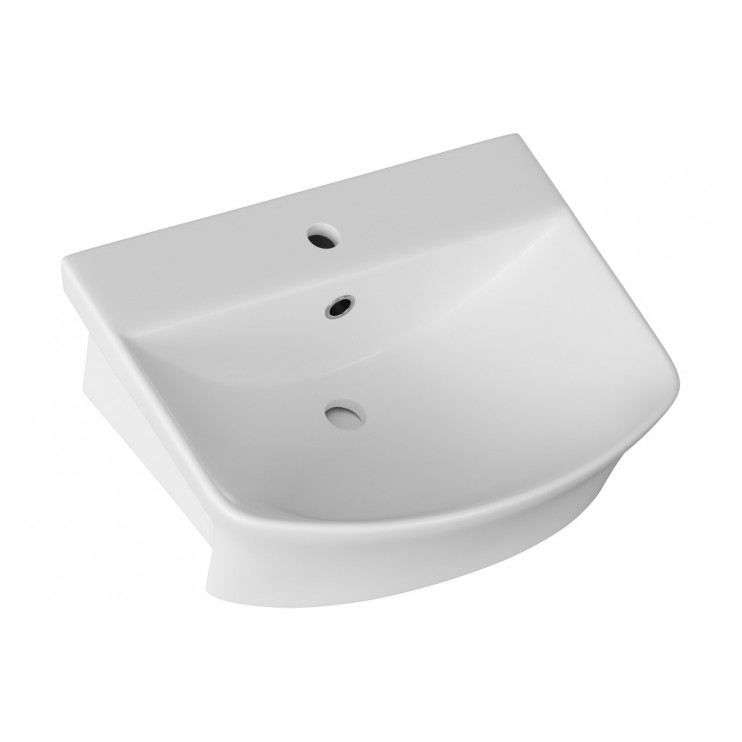 Sandro 500x400mm 1TH Semi Recessed Basin