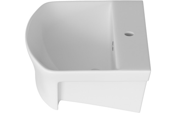 Sandro 500x400mm 1TH Semi Recessed Basin